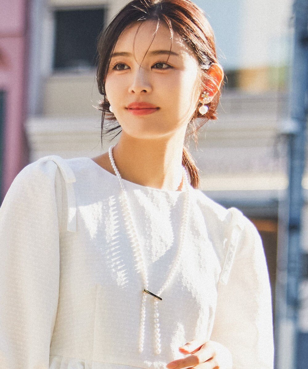 TOCCA RANDOM PEARL LARIAT NECKLACE ネックレス 