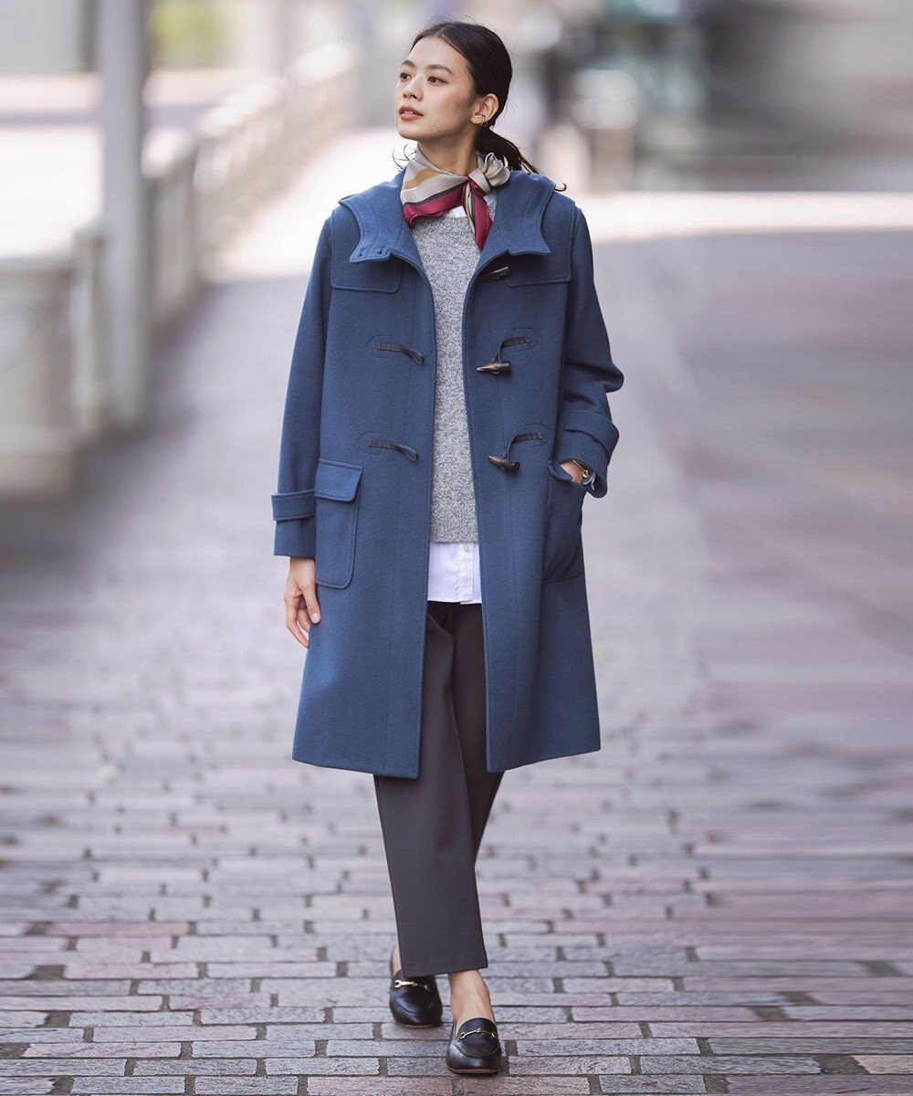 J.PRESS LADIES Jackal 140s ソフトメルトン ダッフルコート 