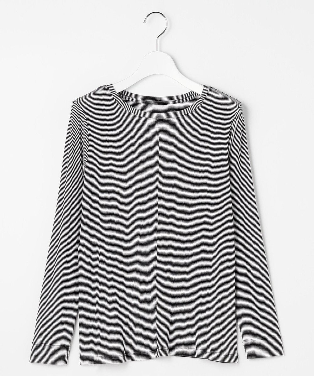 J.PRESS LADIES 【WEB限定】シアーストレッチフライス クルーネック シアー カットソー 