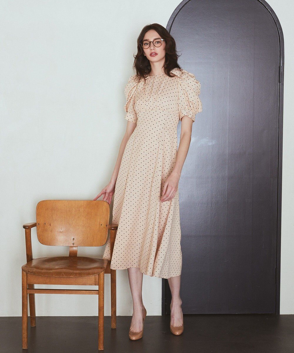 Maison de FLEUR ドットワンピース 