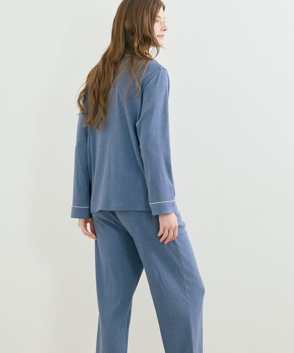 une nana cool 【綿100%】やわらか杢フライスパジャマ MADE WITH LIBERTY FABRIC 