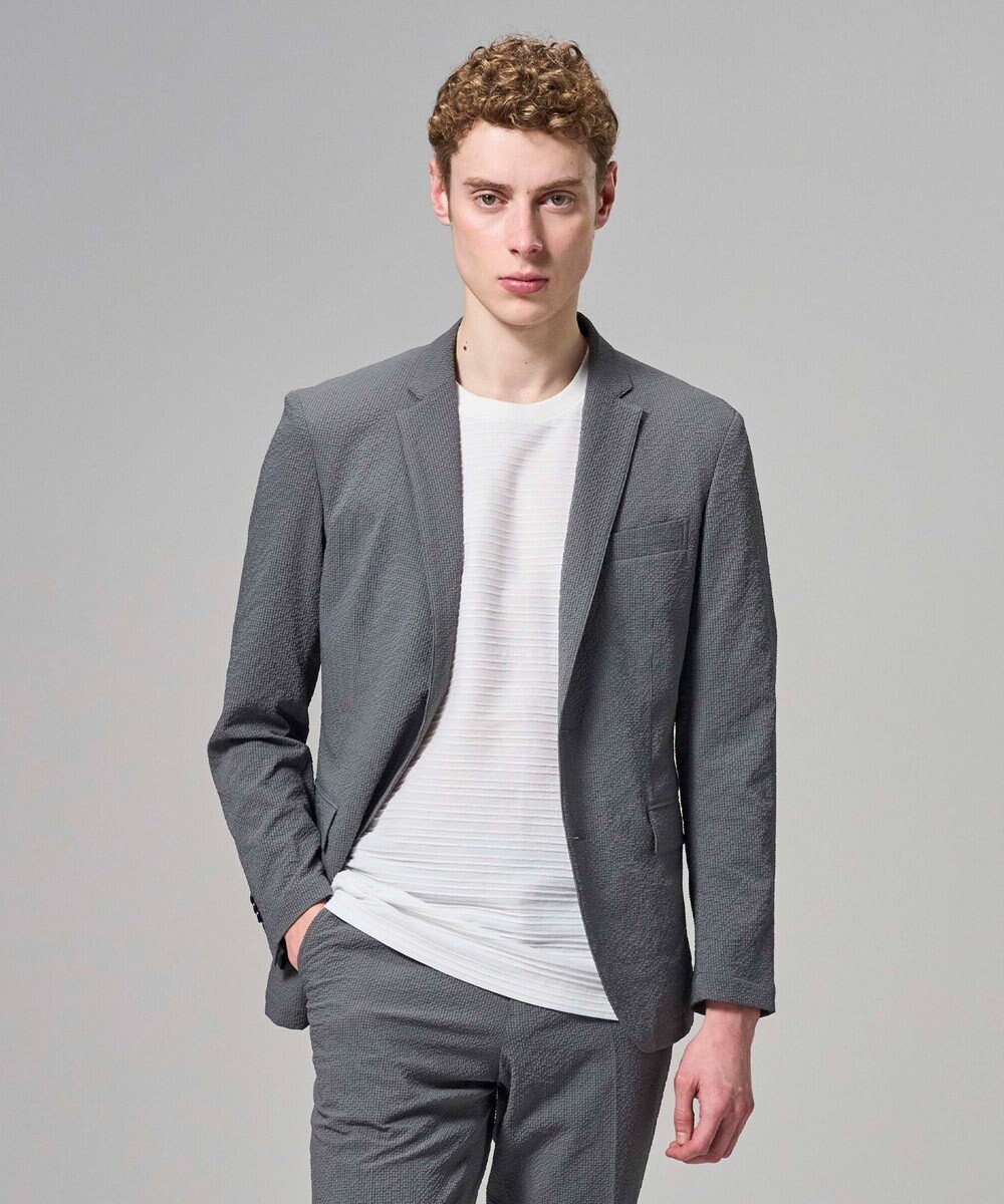 JOSEPH HOMME 【WEB・一部店舗限定】 エアーグリットサッカーストレッチ　ジャケット 