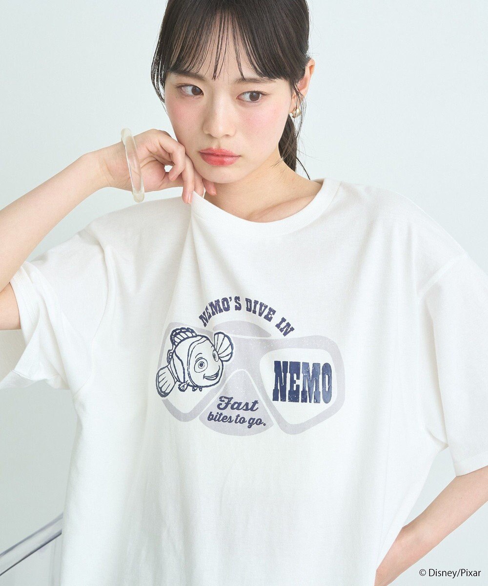 earth music&ecology Ｆｉｎｄｉｎｇ　Ｎｅｍｏ／シリコンプリントＴシャツ 
