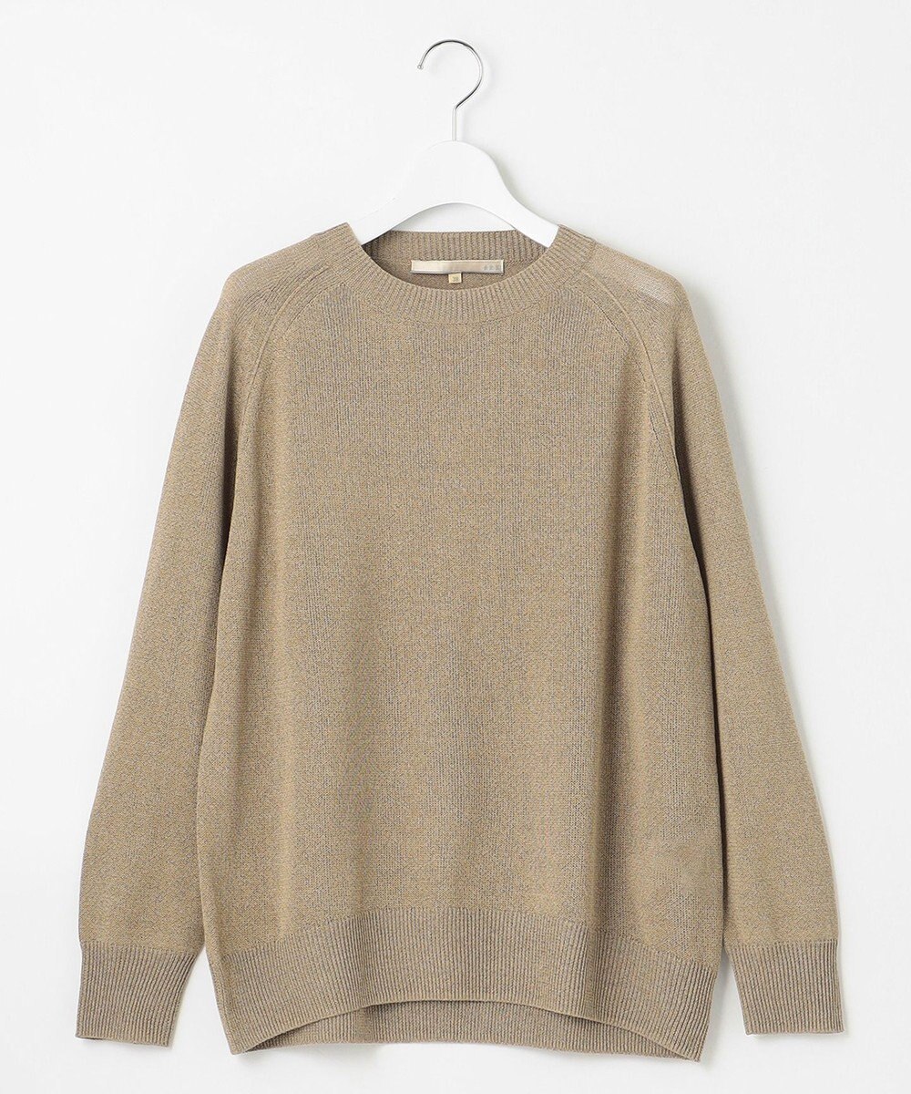 自由区 【XSサイズ～/洗える】ペーパーブレンド ニット 