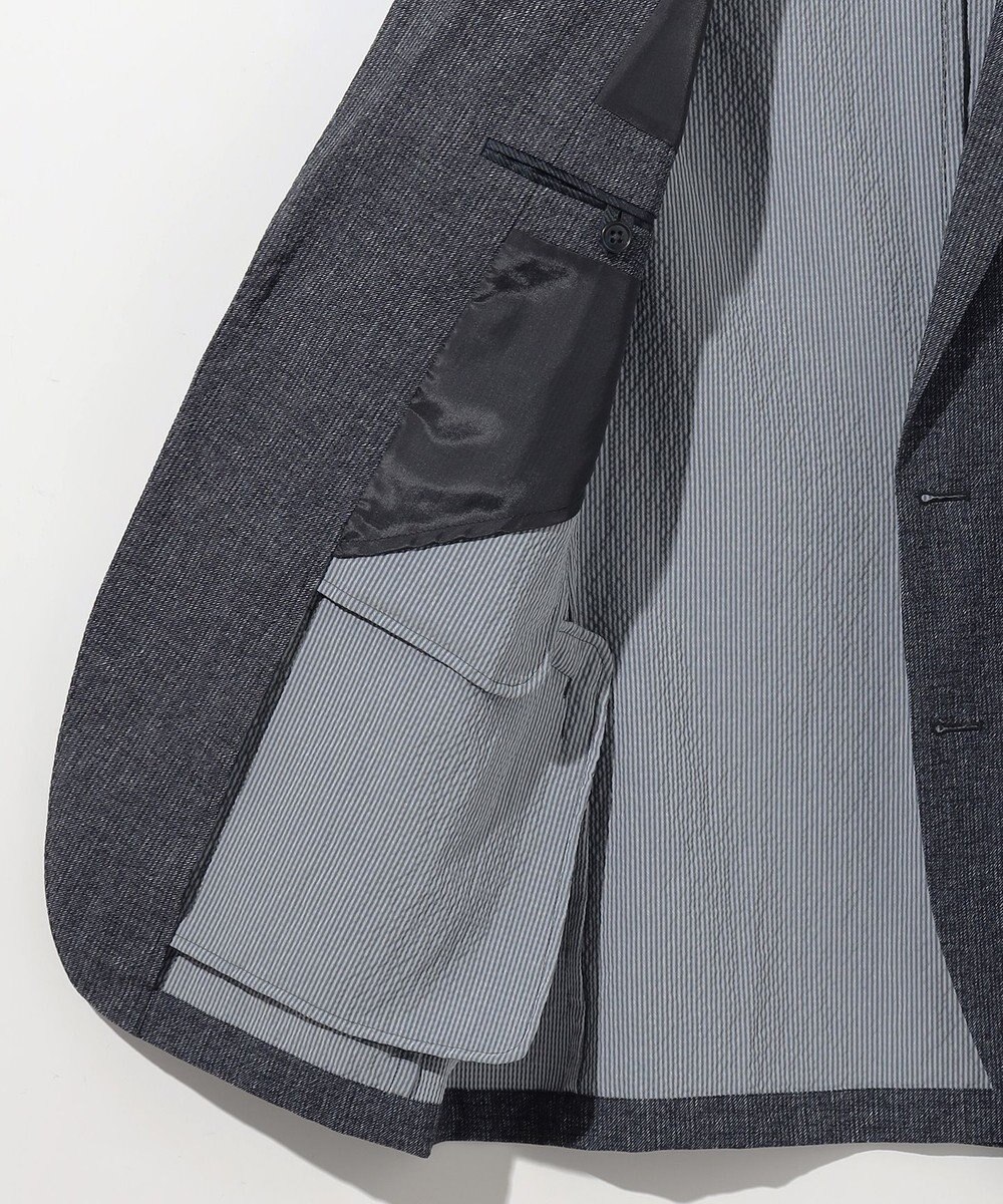 JOSEPH ABBOUD 【洗える/UV/エコ撥水・クールビズ/】ライトウェーブライト ジャケット 