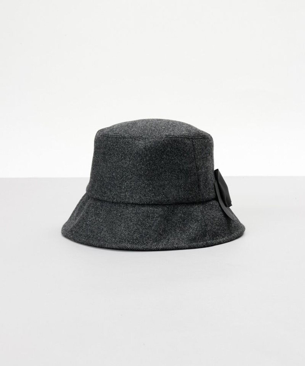 AURORA 【 LANVIN COLLECTION（ランバン コレクション） 】ラメツイードクロッシェハット 