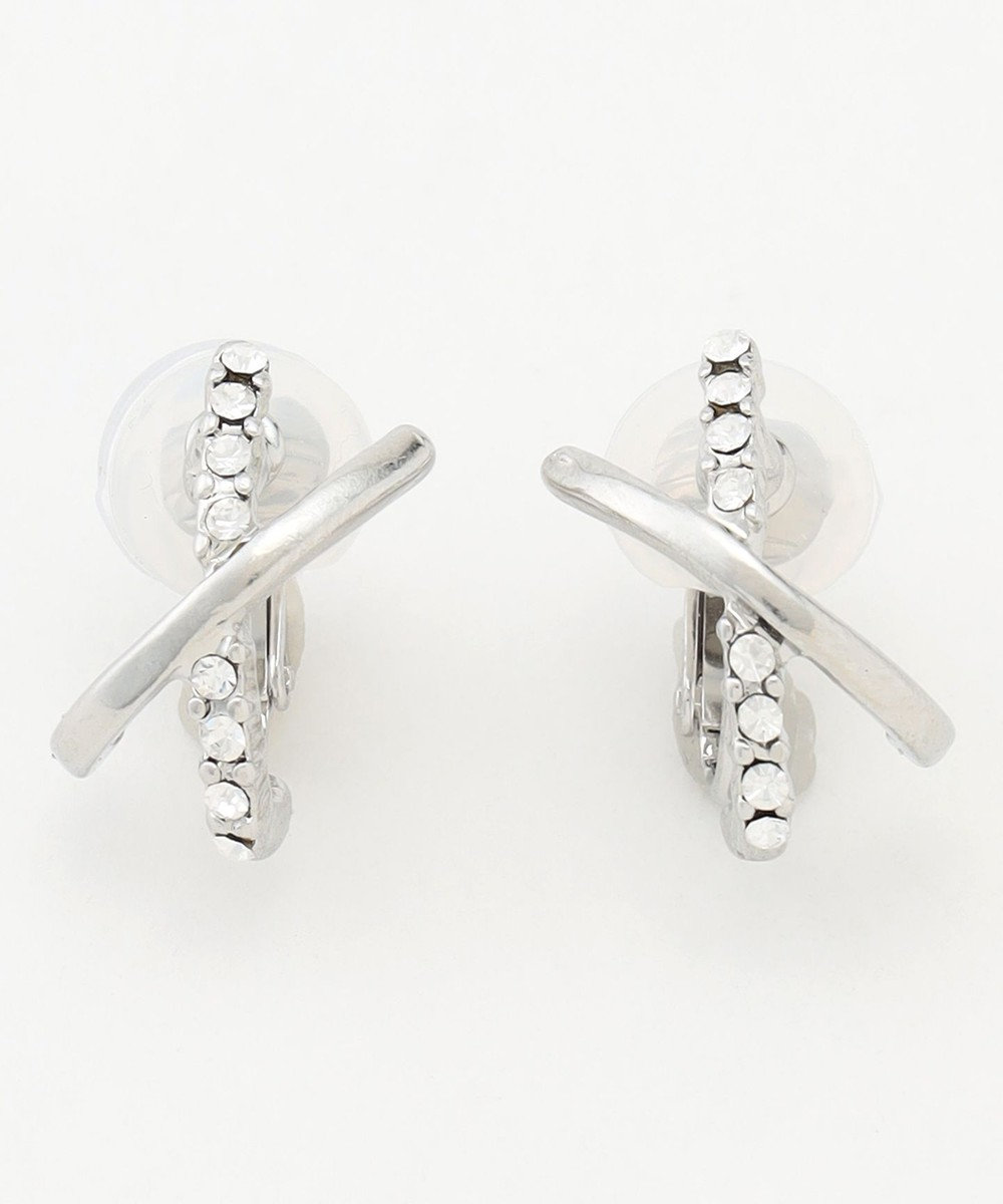 ANY 【WEB限定】クロスフープイヤリング(両耳用) 