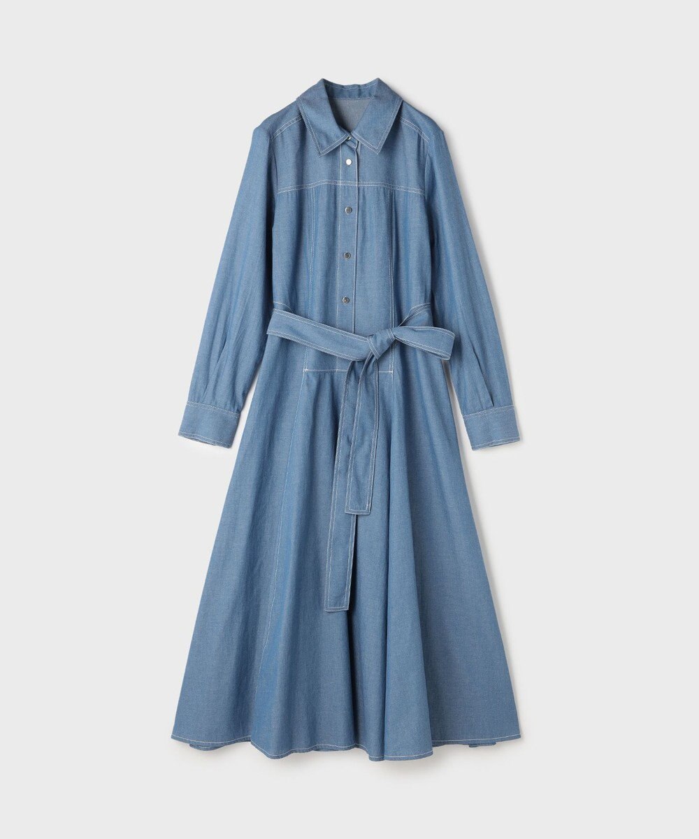 GRACE CONTINENTAL シャツフレアワンピース 