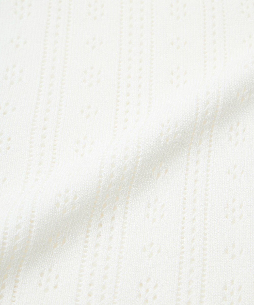 earth music&ecology ナローリボンペプラムニットカーディガン 