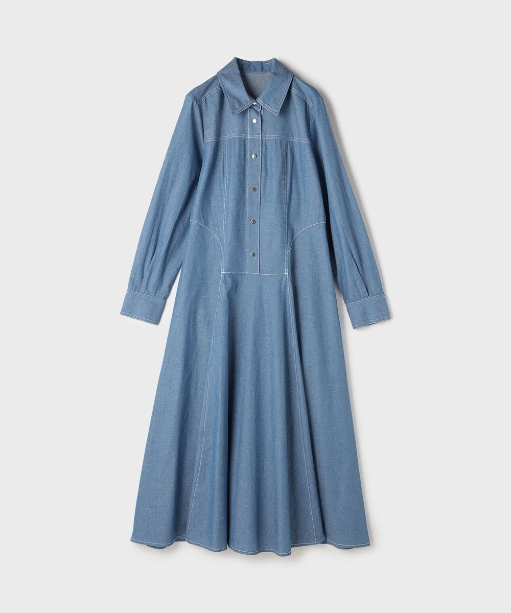 GRACE CONTINENTAL シャツフレアワンピース 