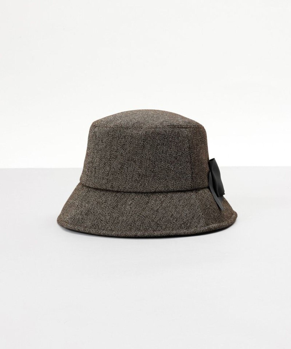 AURORA 【 LANVIN COLLECTION（ランバン コレクション） 】ラメツイードクロッシェハット 