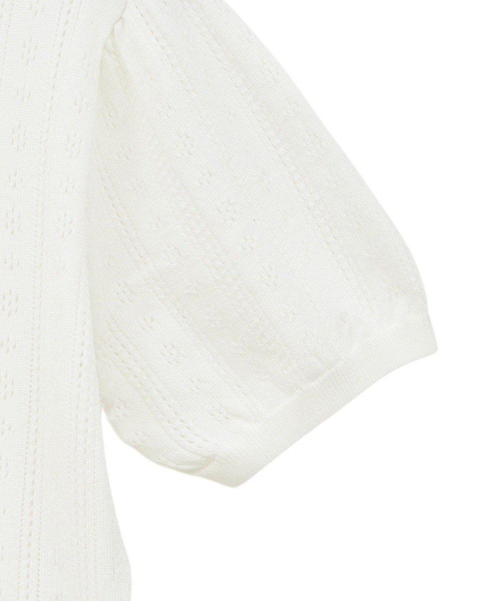 earth music&ecology ナローリボンペプラムニットカーディガン 