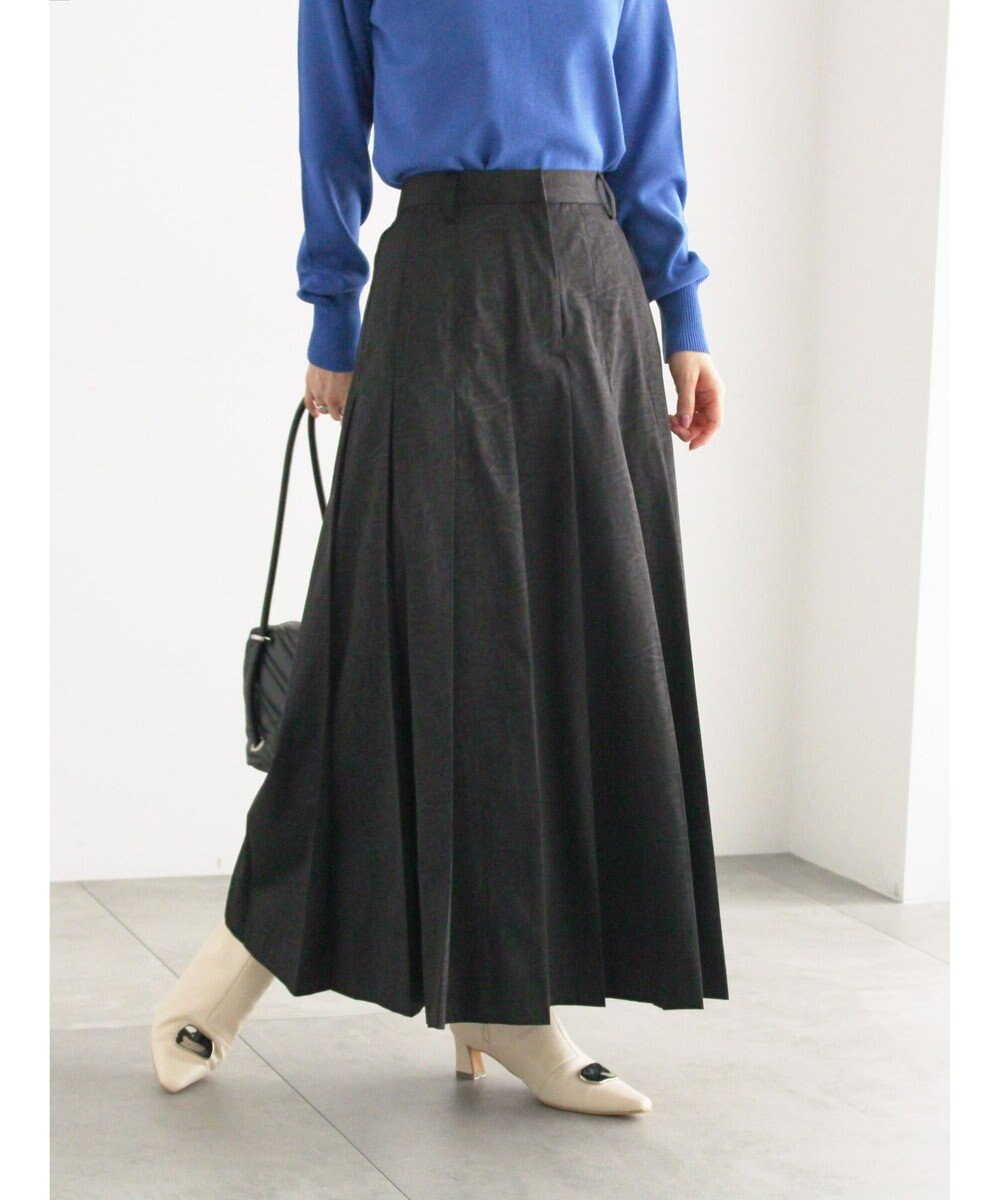 Te chichi チェックアソートロングプリーツスカート 