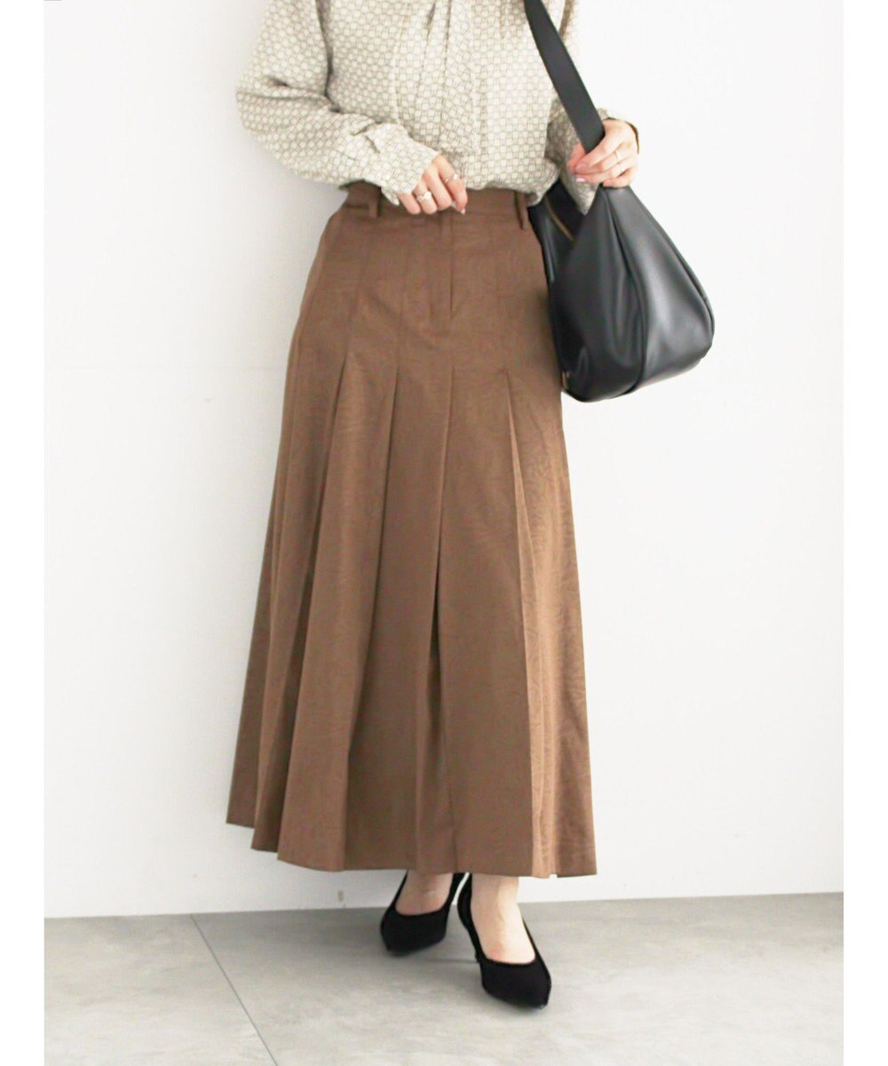 Te chichi チェックアソートロングプリーツスカート 