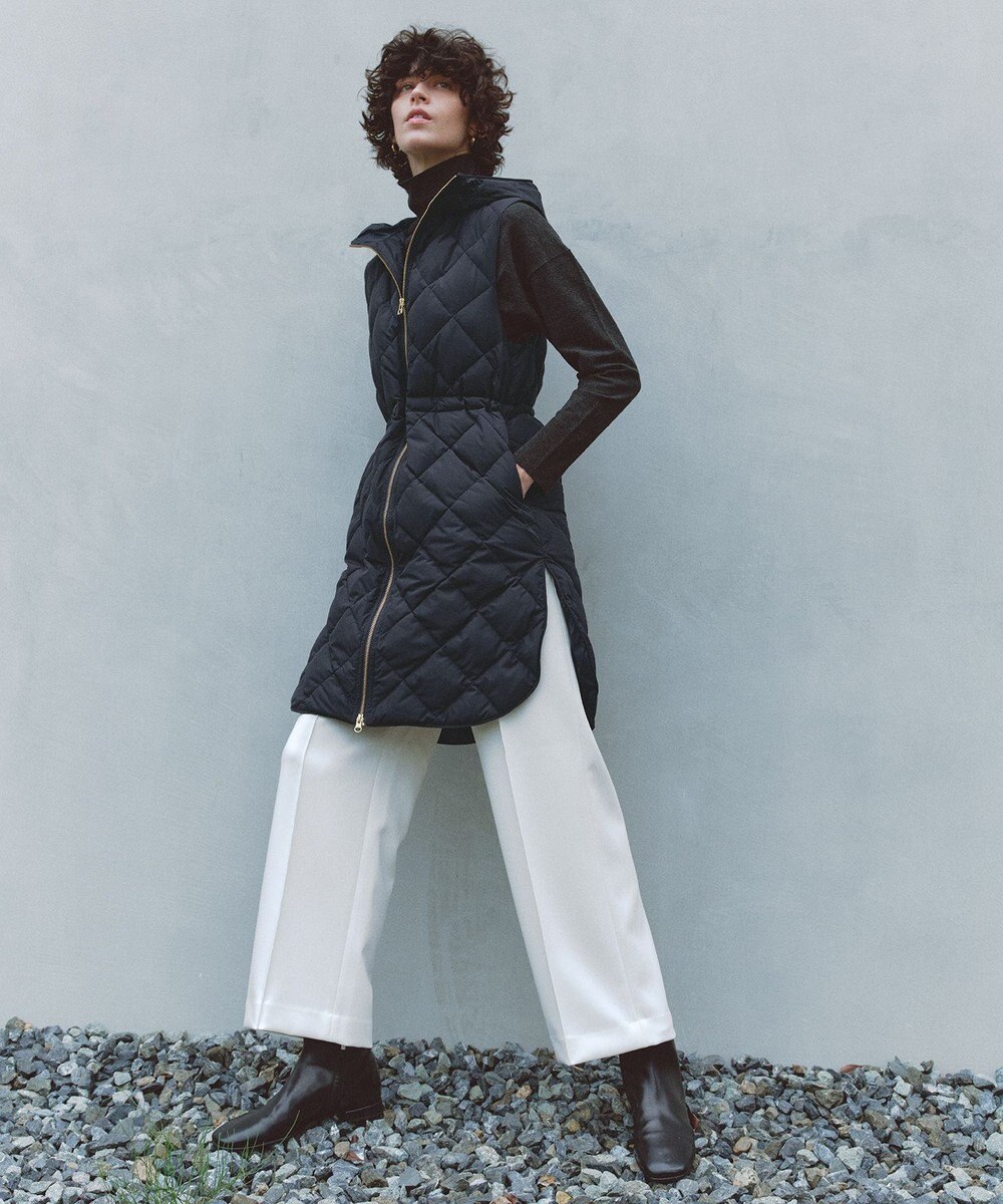 UNFILO イージーケア ワイドパンツ 