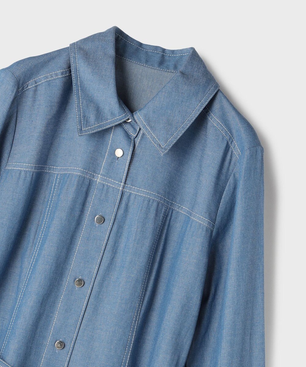 GRACE CONTINENTAL シャツフレアワンピース 