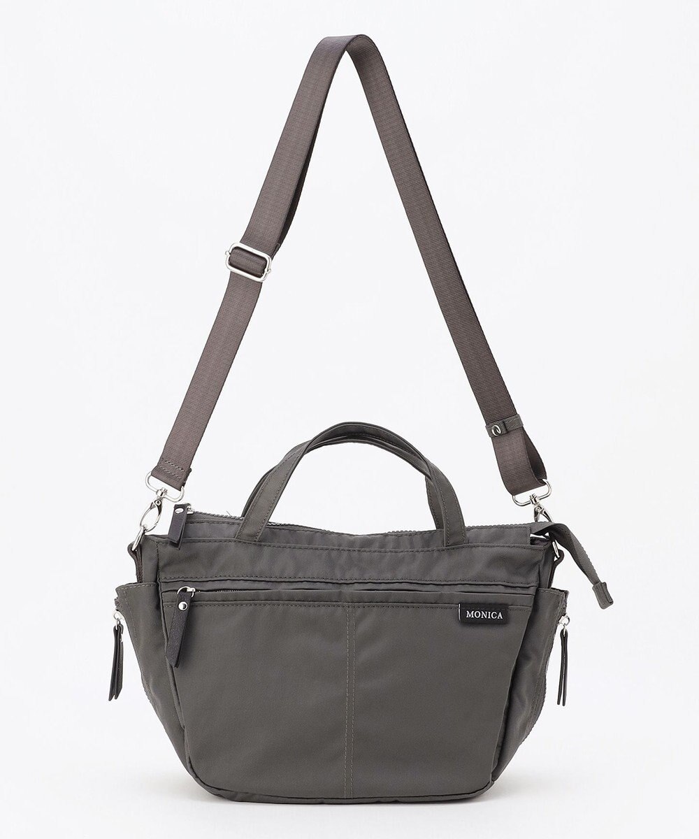 LA BAGAGERIE 【MONICA】サイドジップ2WAYトートバッグ 