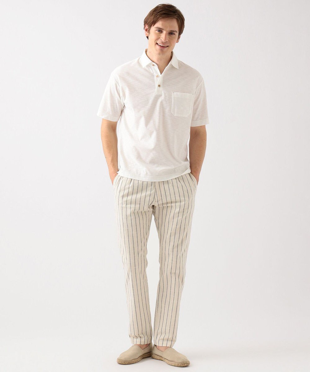 JOSEPH ABBOUD MOUNTAIN 【SPACE】OGワイドストライプ パンツ 