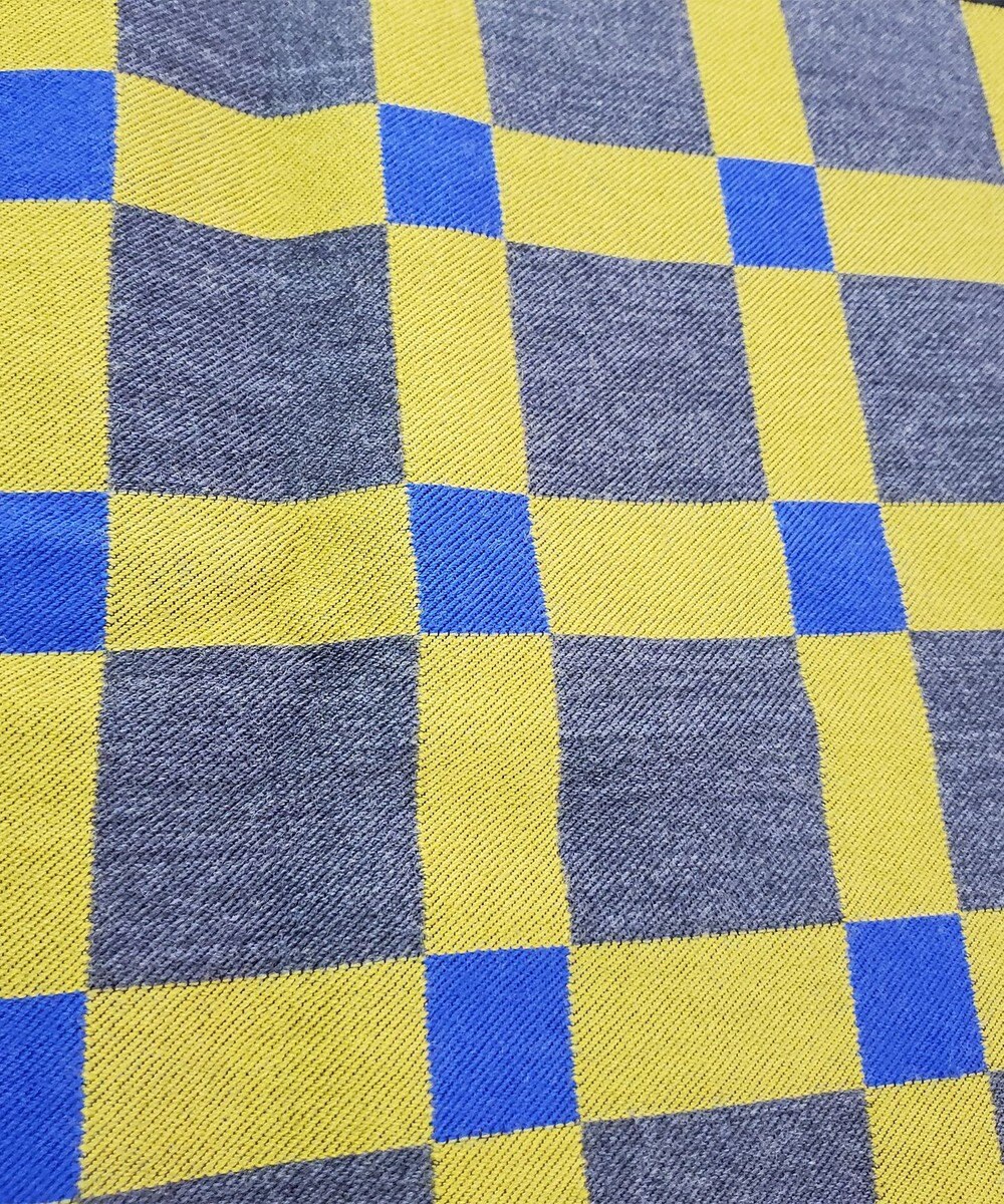 POLS ウールカットジャカードストール 