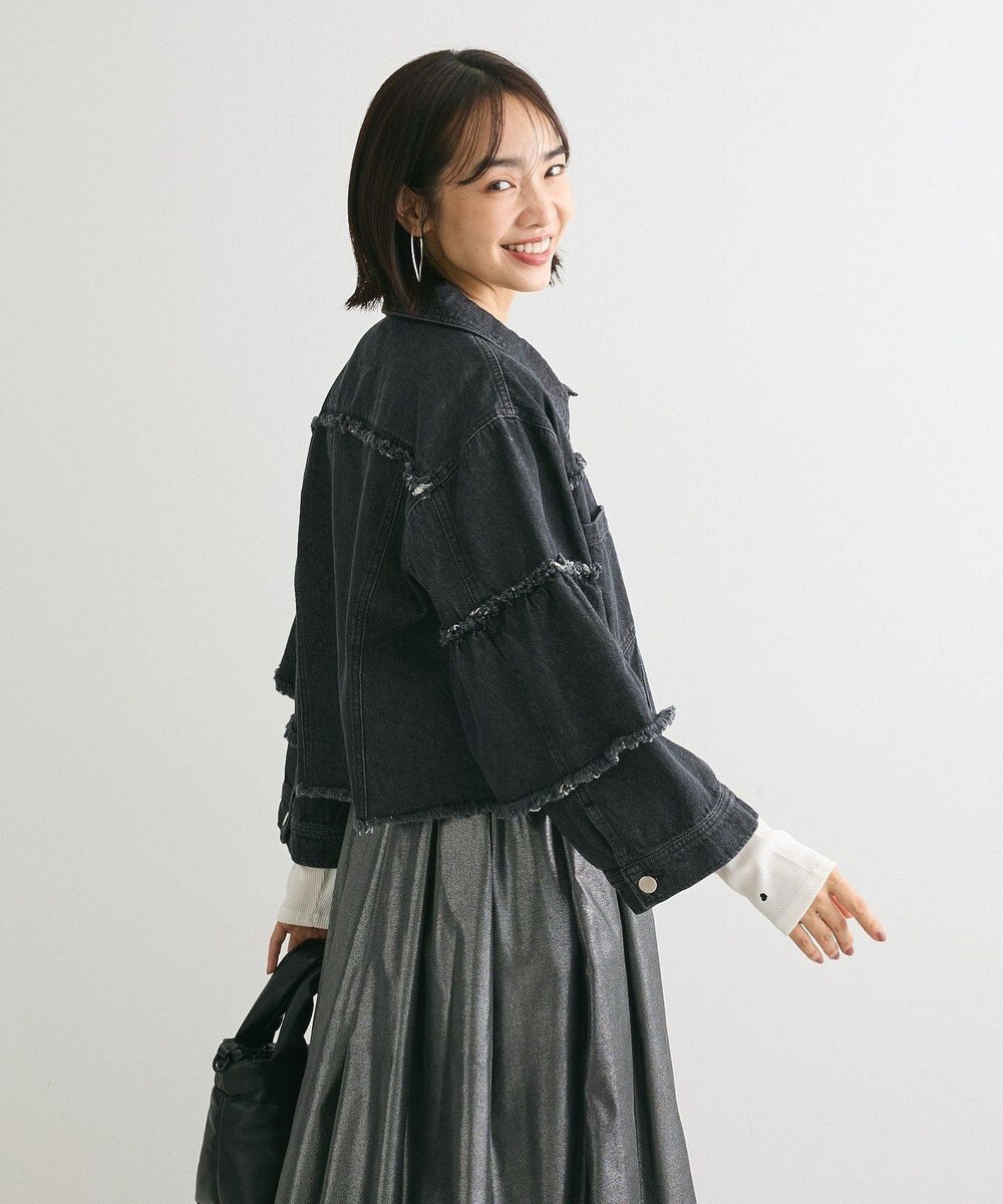 Green Parks ・ＤＯＵＢＬＥ　ＦＬＡＧＳ　フレアスリーブＧジャン 