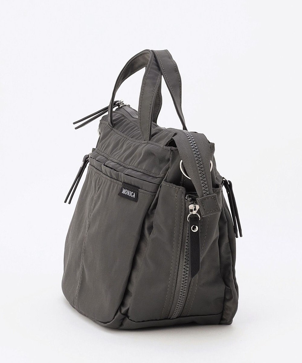 LA BAGAGERIE 【MONICA】サイドジップ2WAYトートバッグ 