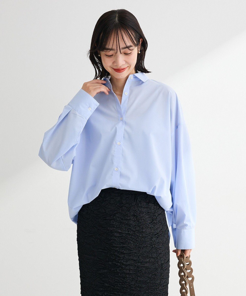 Green Parks イージーケア抜け衿シャツ 