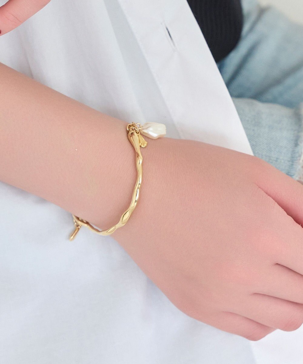 Phoebe フロウラインメタルブレスレット　ゴールド 