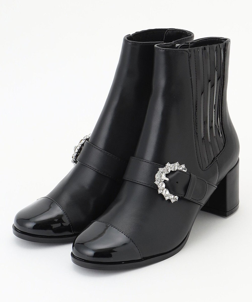 TOCCA BIJOUX BUCKLE SIDEGOREBOOTS ブーツ ブラック系