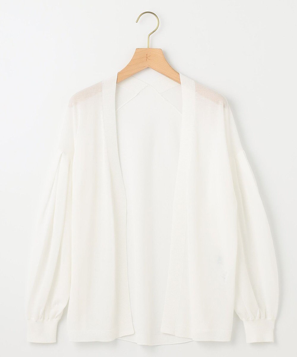 組曲 L シアーニットドルマンカーディガン 