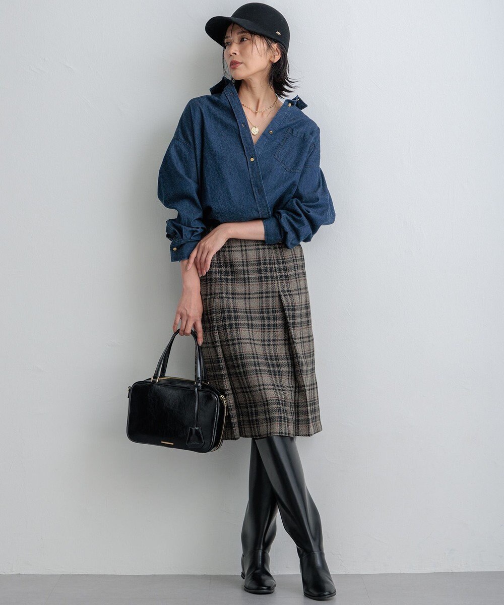 23区 【見上愛さん着用】フェルト キャップ 