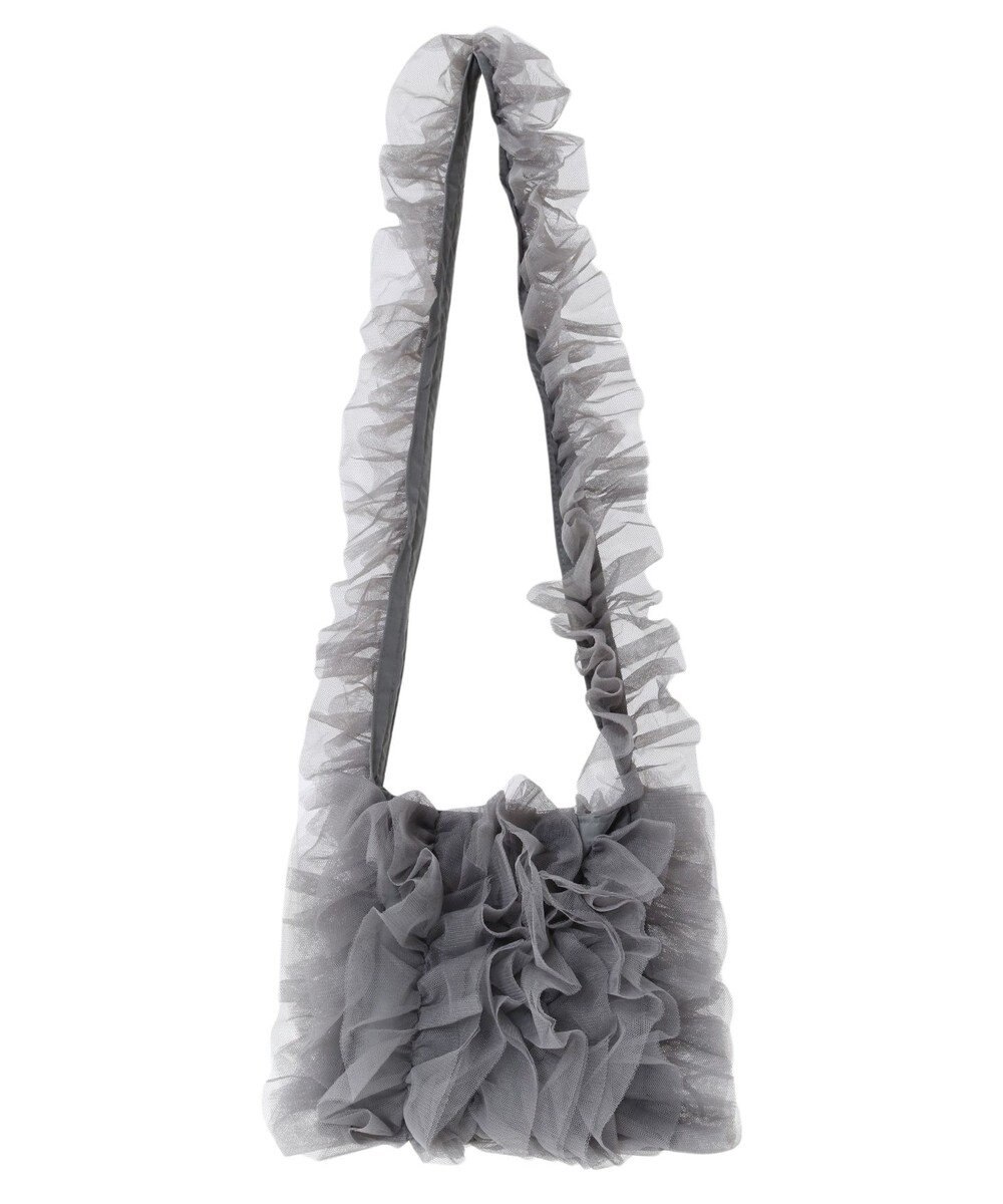 Green Parks ・ＱＵＯＮ　チュールフリルミニショルダー 