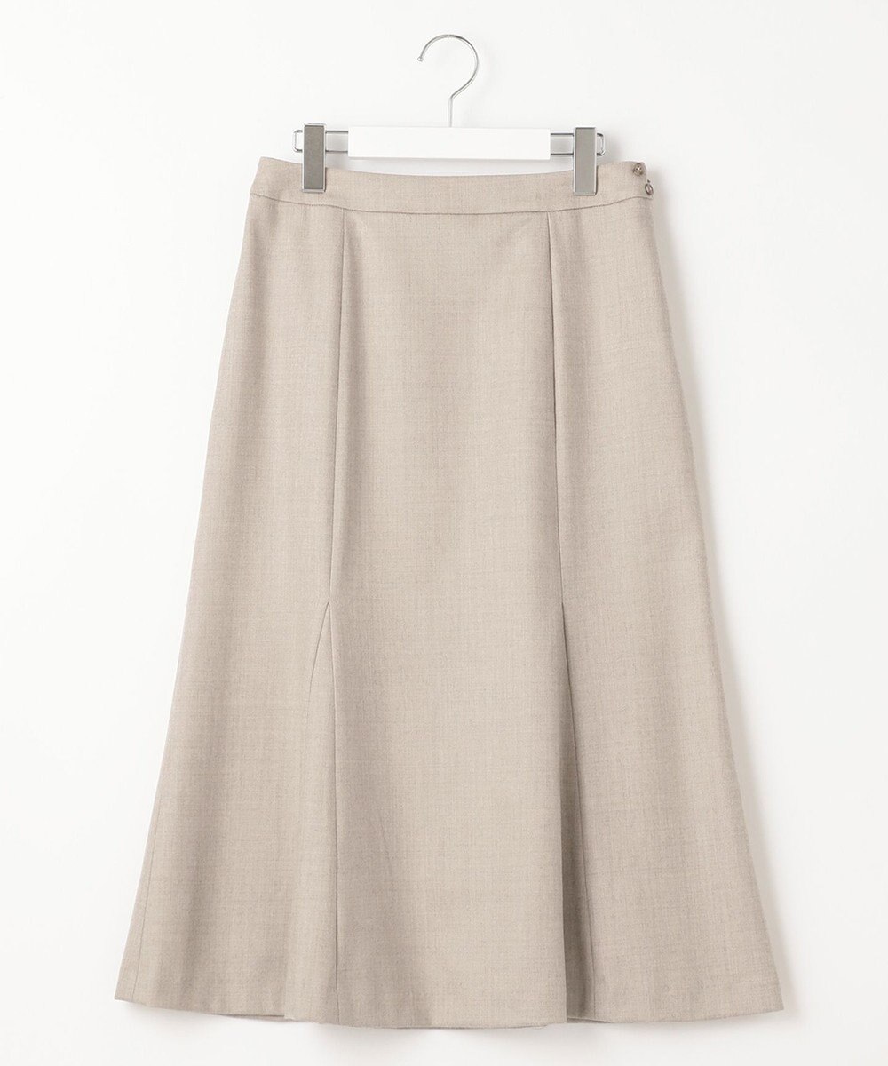 J.PRESS LADIES 【洗える】フラノハンドウォッシュ マーメイド スカート 