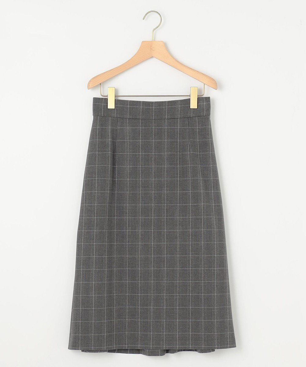組曲 L 2WAYウォームストレッチ チェックスカート 
