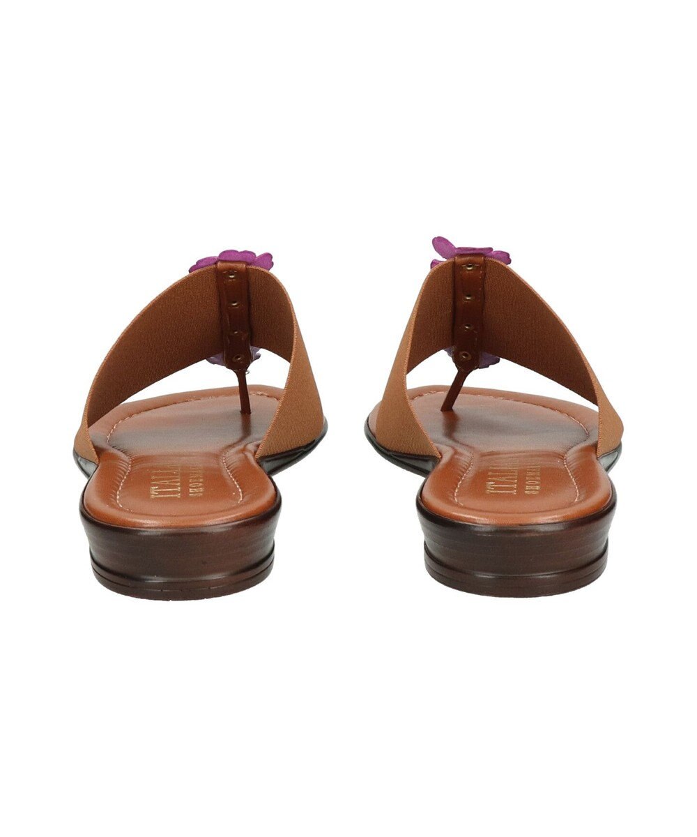 INTER-CHAUSSURES 【ITALIAN SHOEMAKERS】センターフラワートングサンダル 