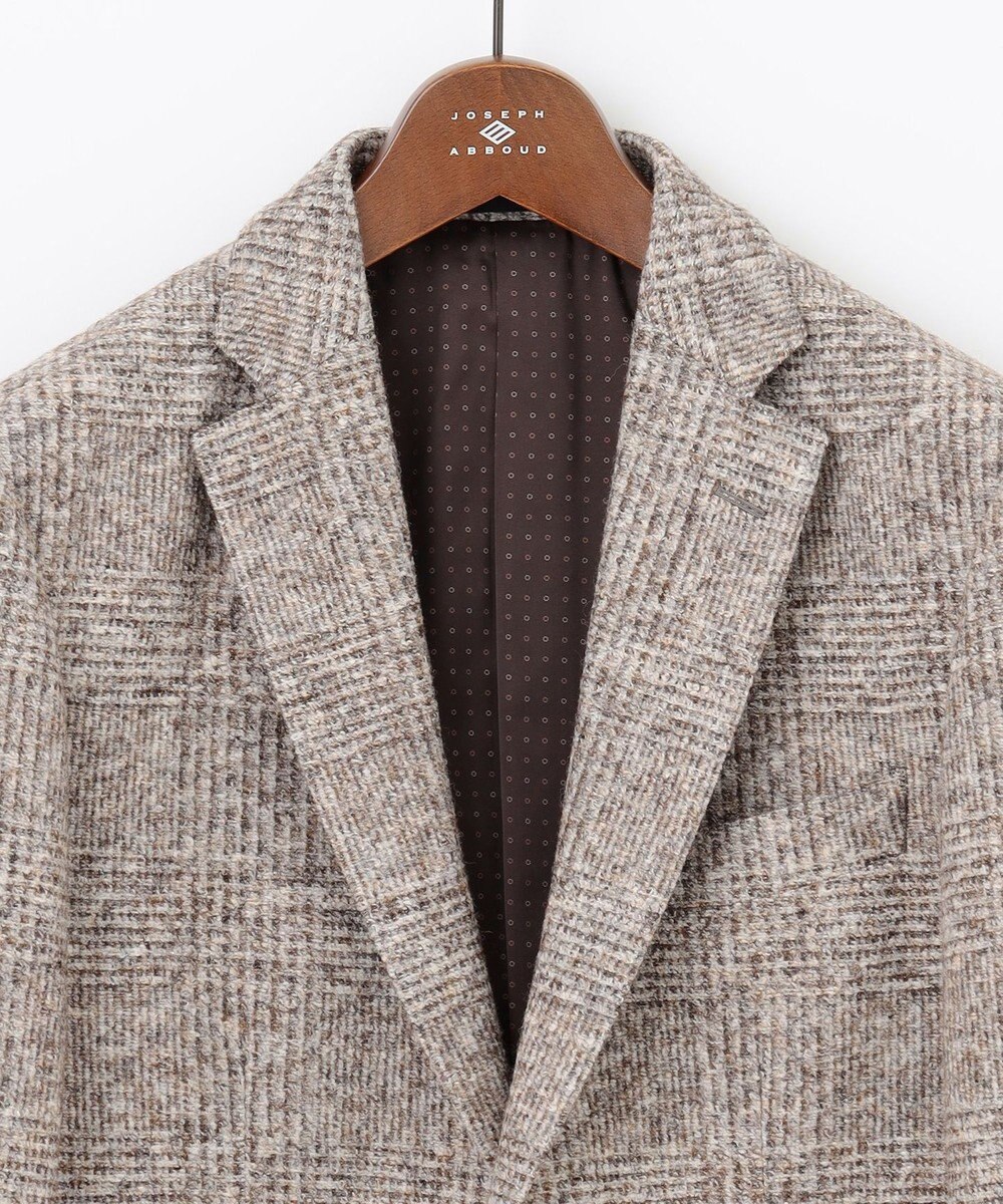 JOSEPH ABBOUD 【ストレッチ/イタリア素材/軽量】スライバーチェック ジャケット 