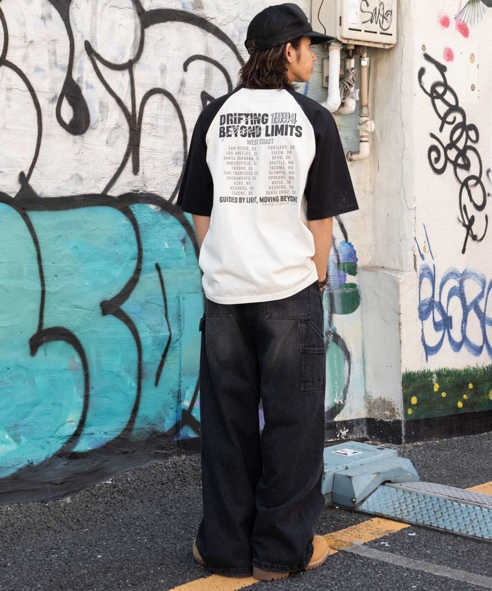 WEGO 【ユニセックス着用ITEM/MLサイズ展開】ヴィンテージライクラグラングラフィックT（SS） 