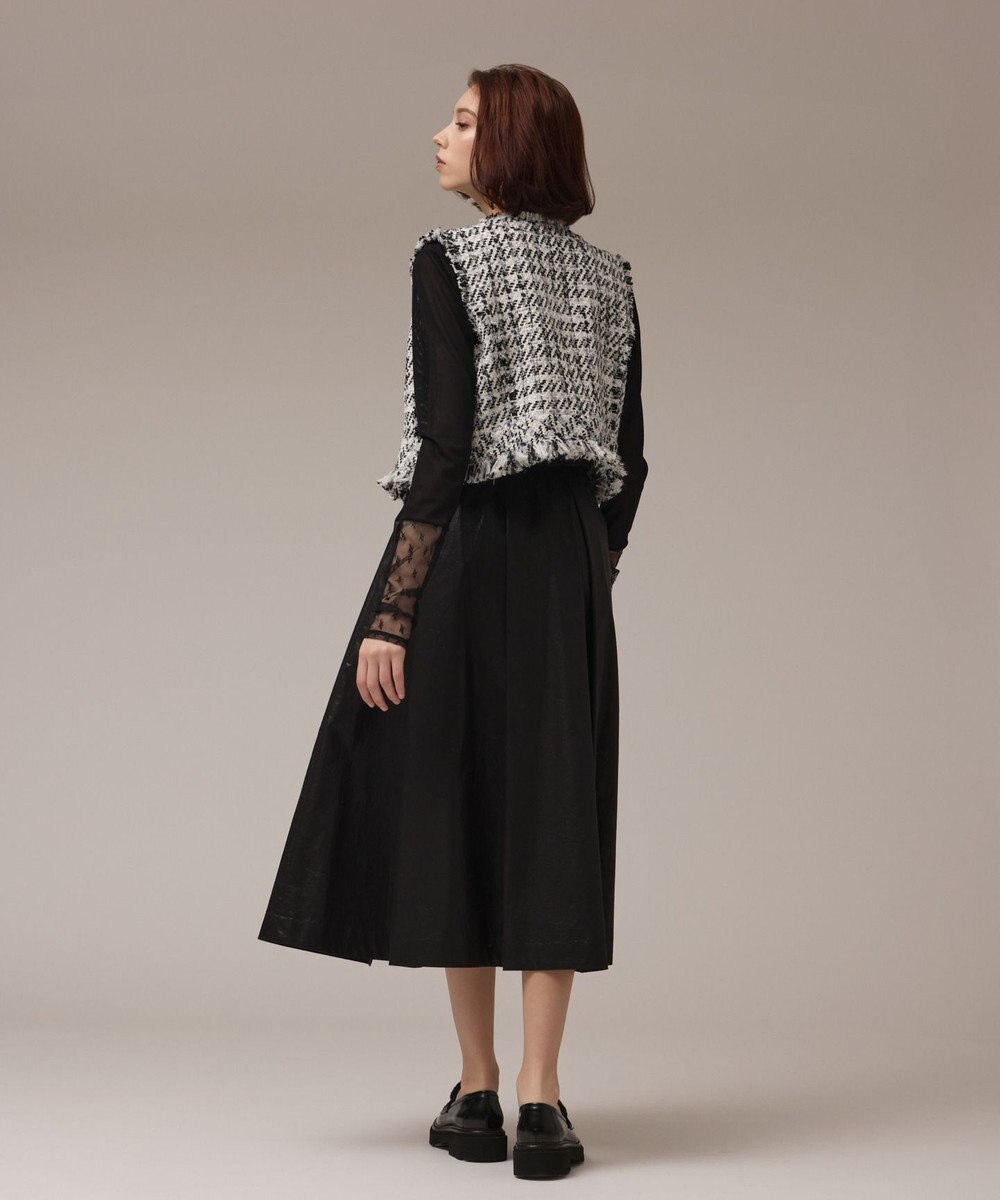 GRACE CONTINENTAL コンパクトツイードベスト 