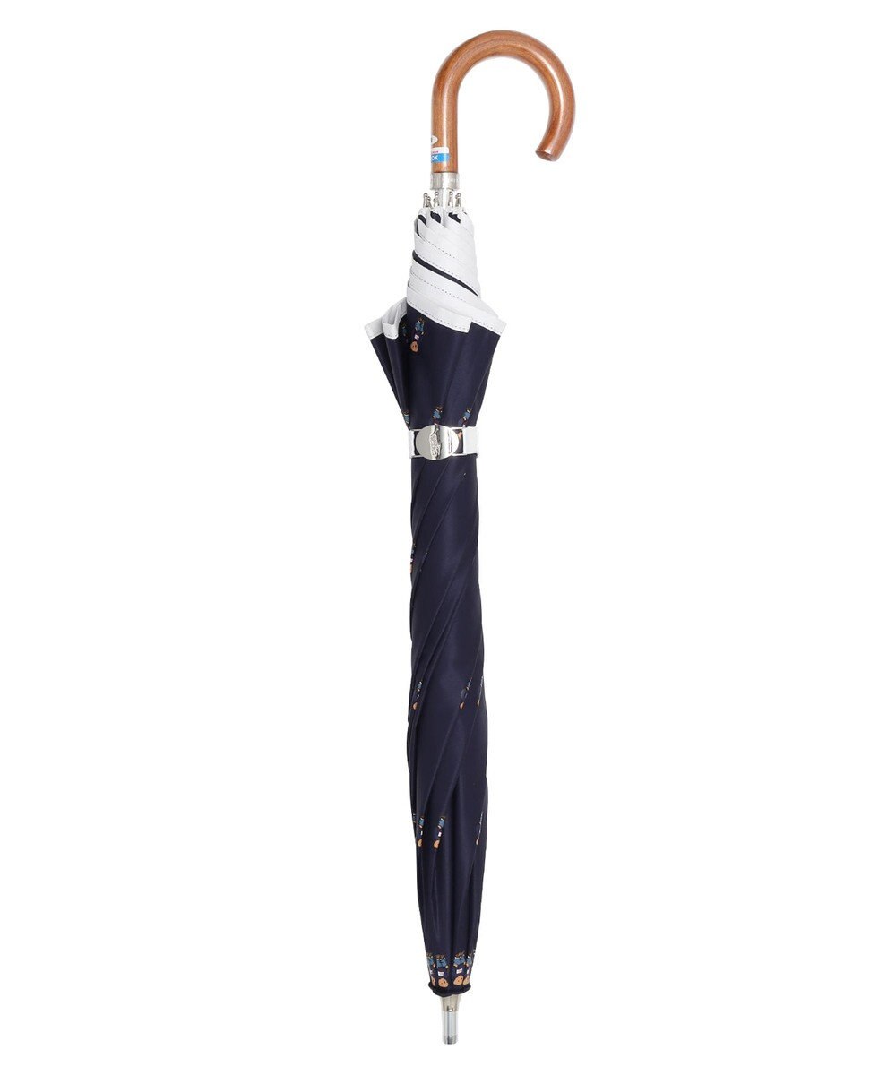 MOONBAT POLO RALPH LAUREN 晴雨兼用 長傘 ポロベアプリント 裏カラー 日傘 一級遮光 遮熱 UV 