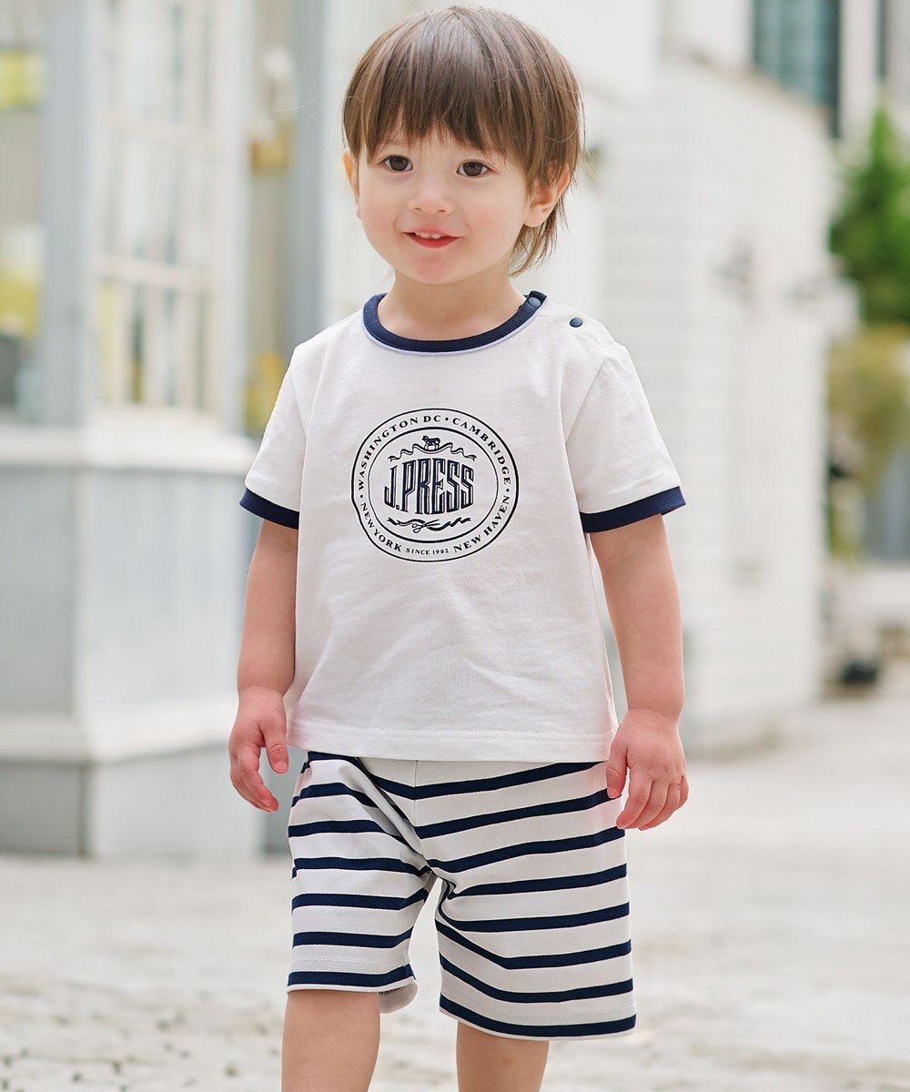 J.PRESS KIDS 【BOX付き】【80-90㎝】カーディガン&半袖Tシャツ&パンツ セット 