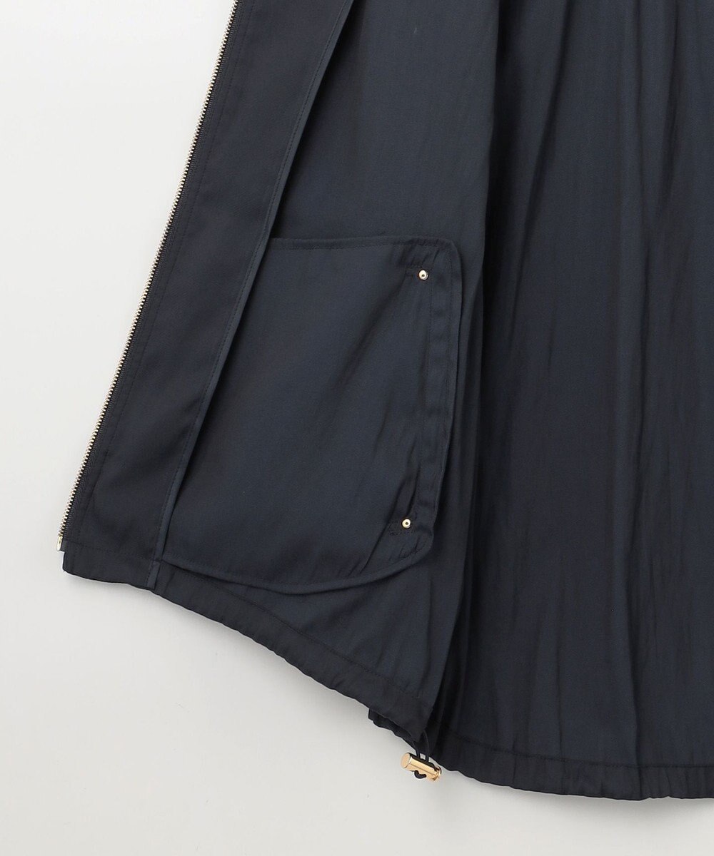 ANY SIS S 【接触冷感・速乾・UVカット】ツヤテロギャザー ブルゾン 