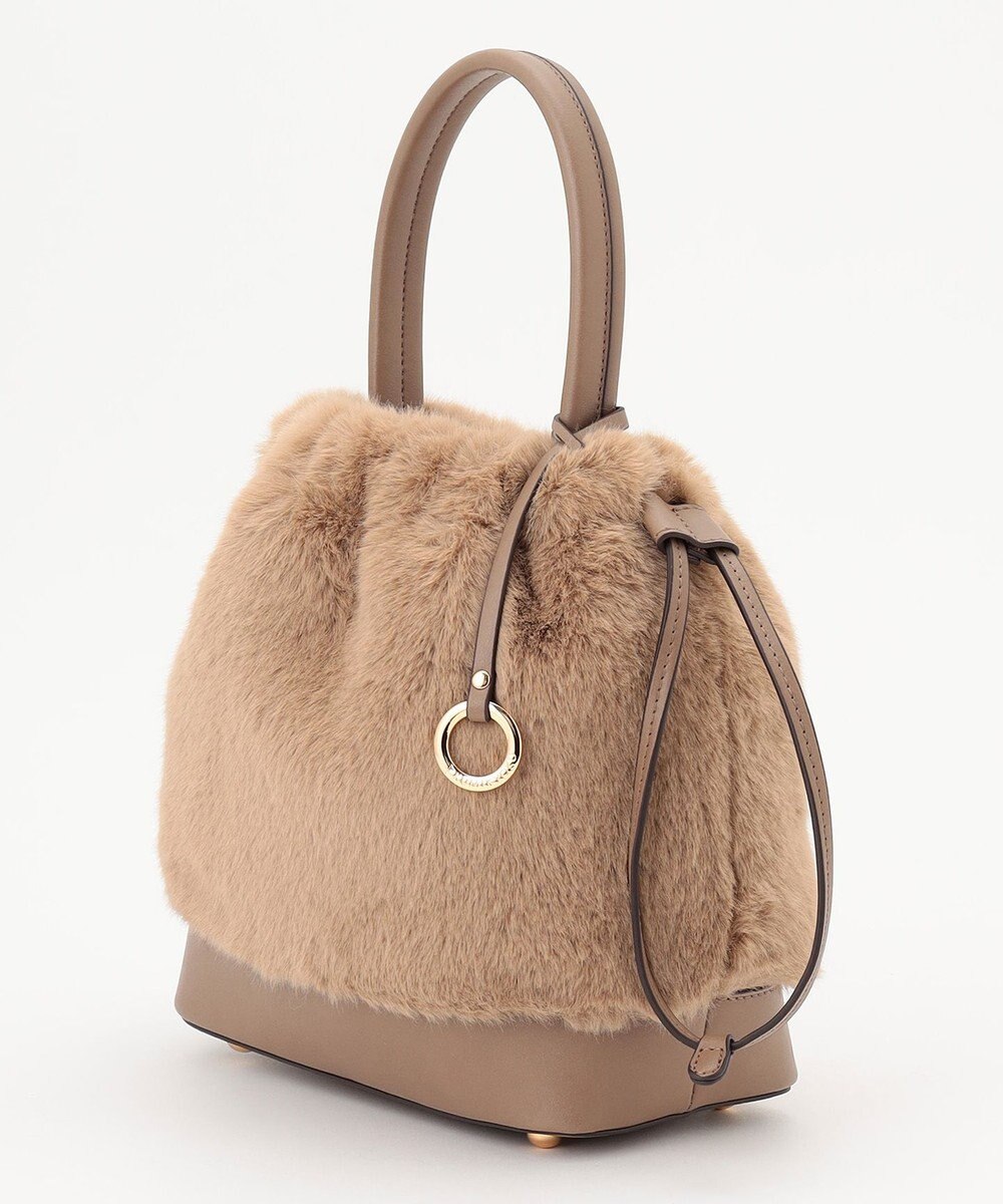 組曲 ファーバケットコンビ バッグ 