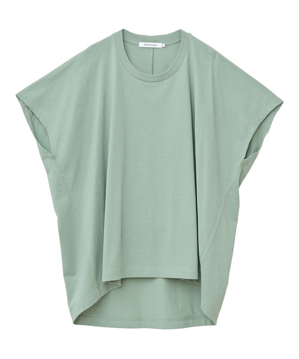 AMERICAN HOLIC フレンチスリーブ後切替プルオーバー 