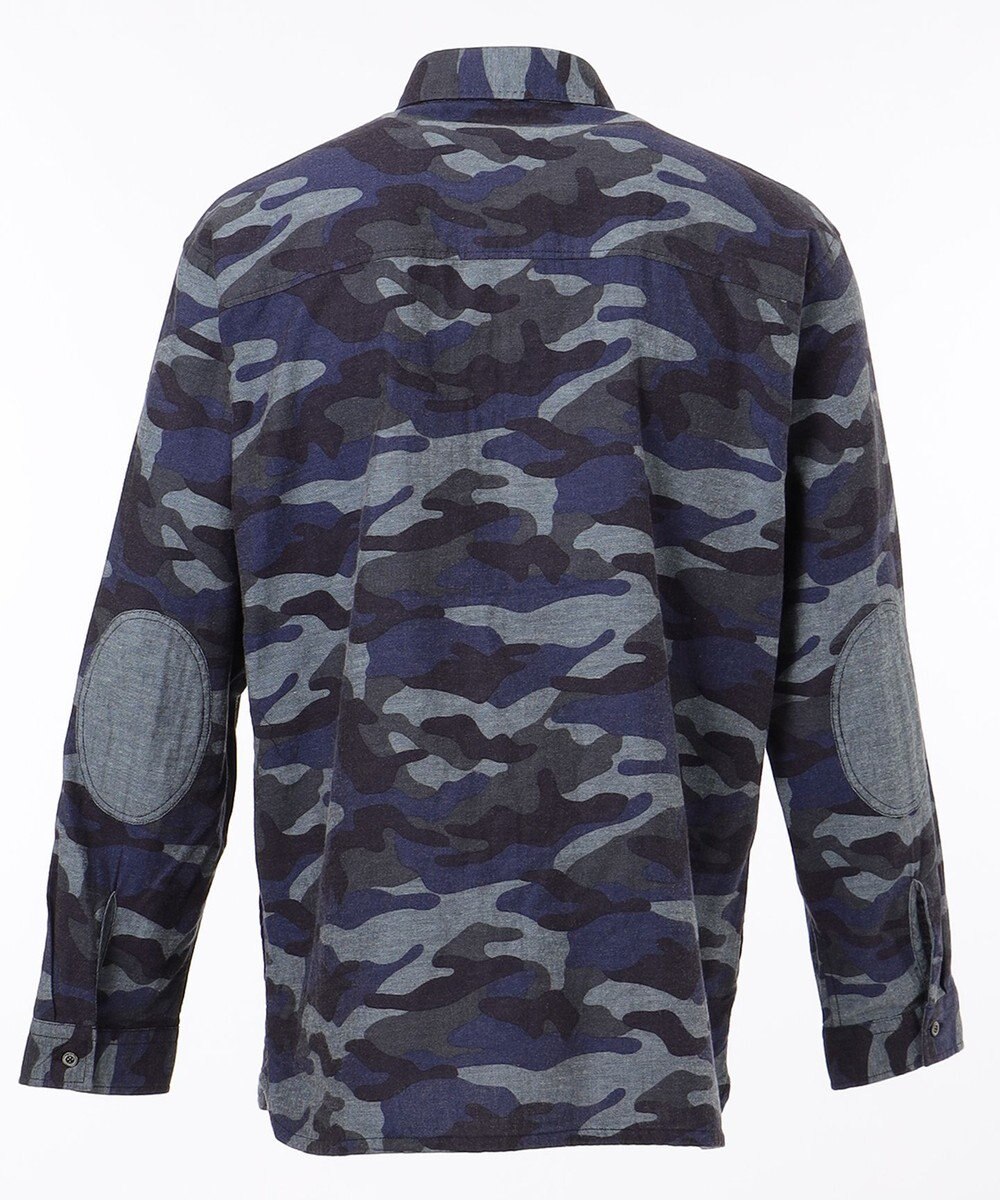 JOSEPH ABBOUD MOUNTAIN 【UNISEX】JOEコットンカモフラージュ シャツ 