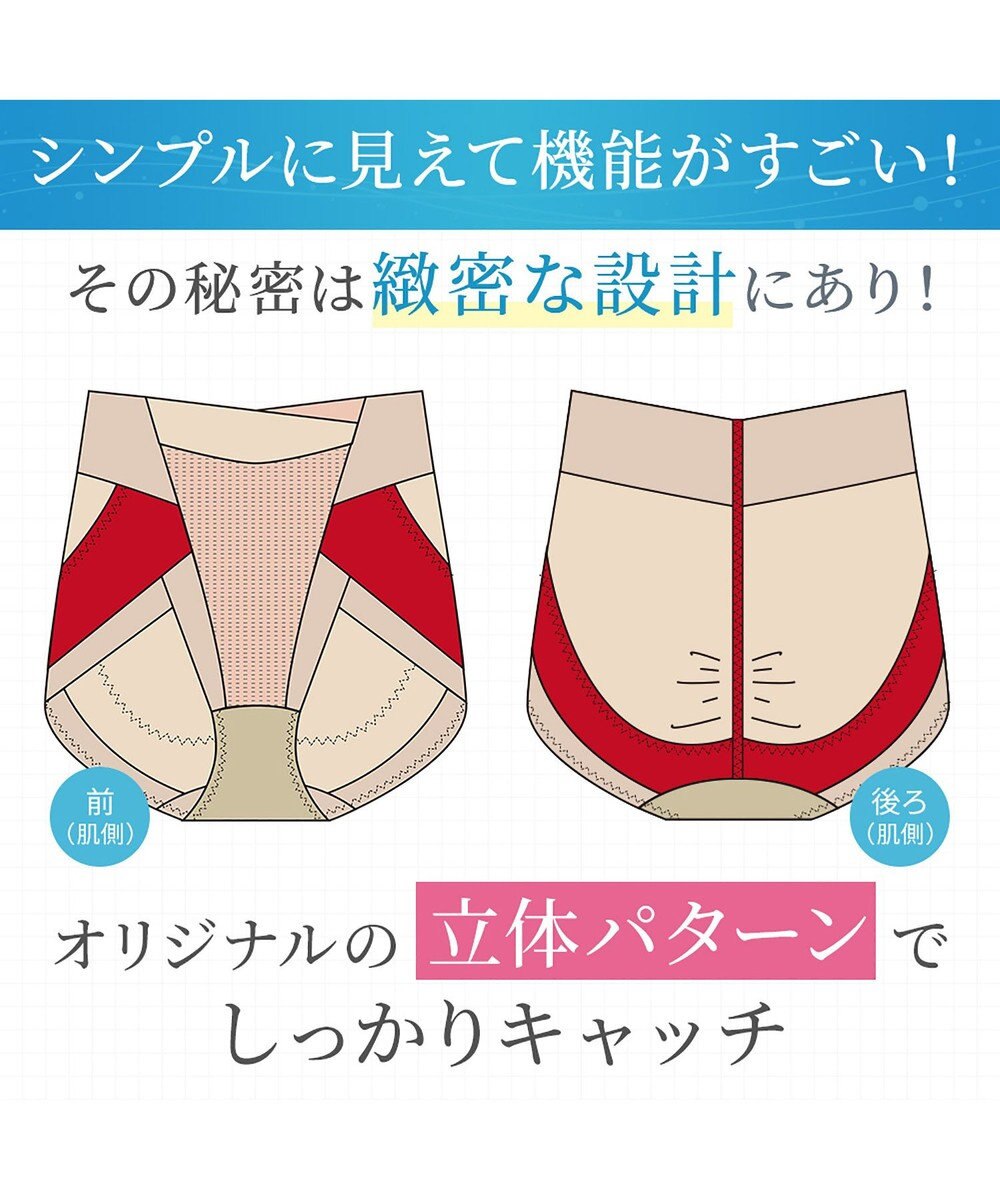 BRADELIS New York 【Yukine inc. 】ゆきねえモアソフト快適ショーツ25 接触冷感 補整 補正下着 深め ハイウエスト 