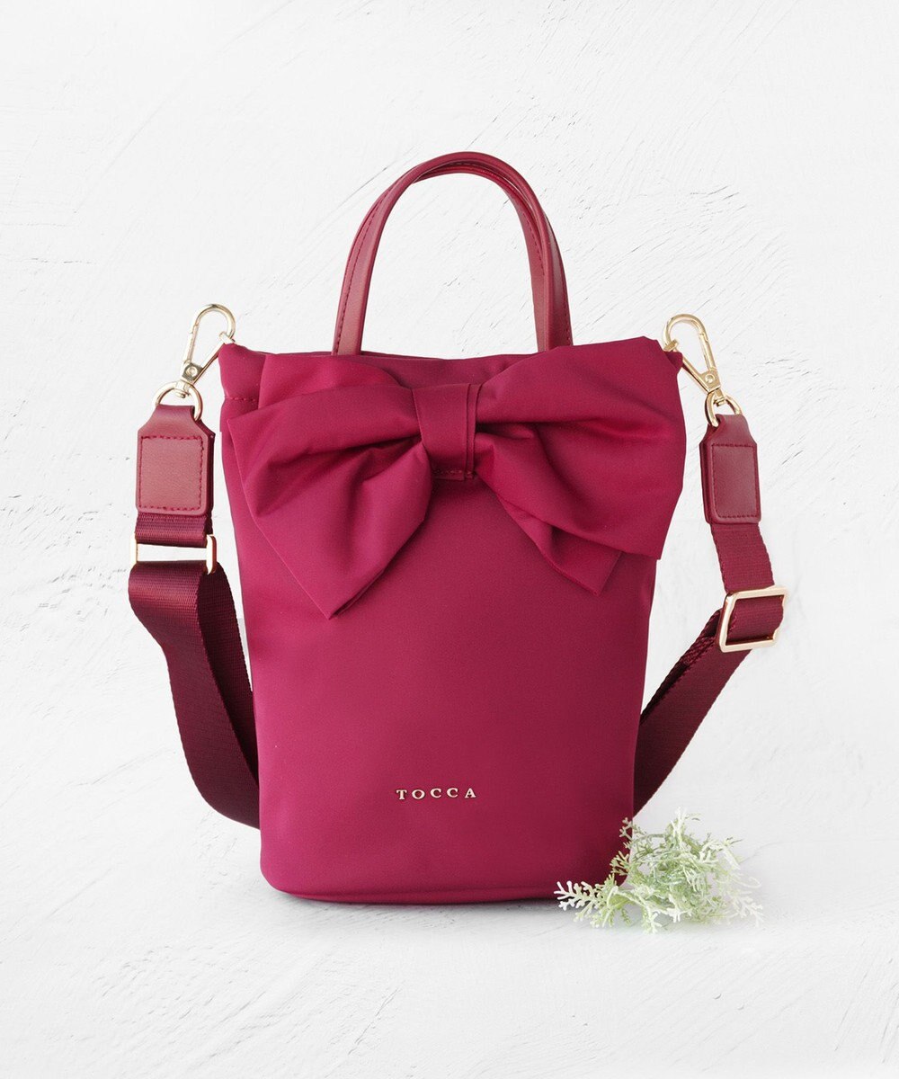 TOCCA 【泉里香さん着用】RIBBON KNOT NYLON MULTI BAG ナイロンマルチバッグ 