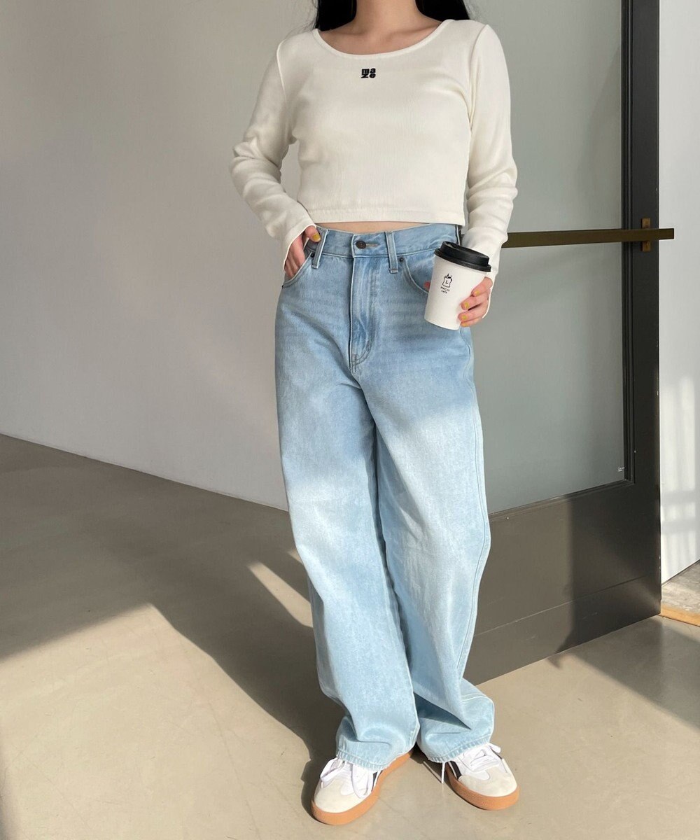 WEGO ヴィンテージウォッシュリブロンT 