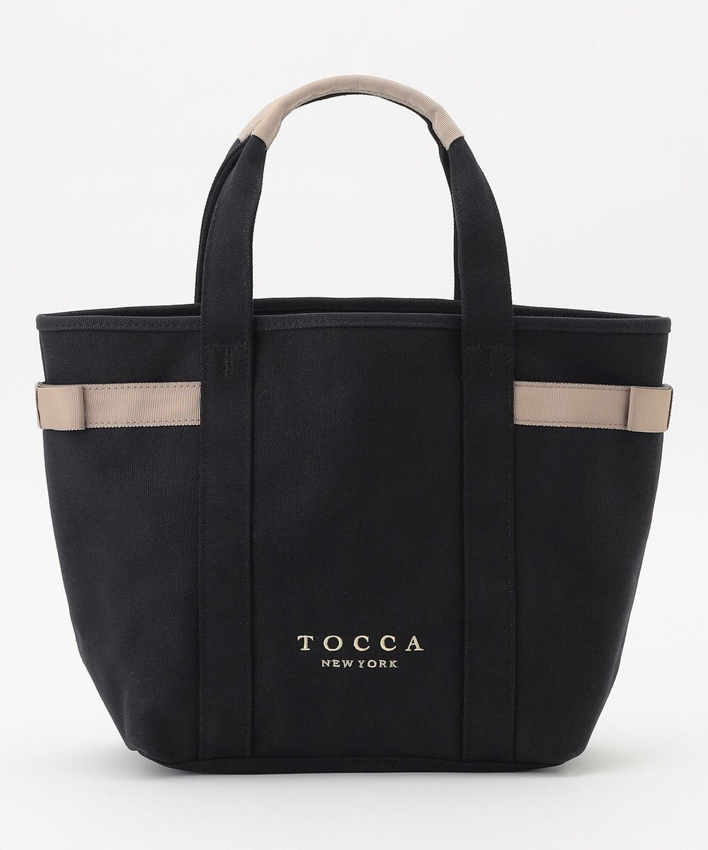 TOCCA 【A4サイズ対応】SIDE RIBBON CANVASTOTE トートバッグ 