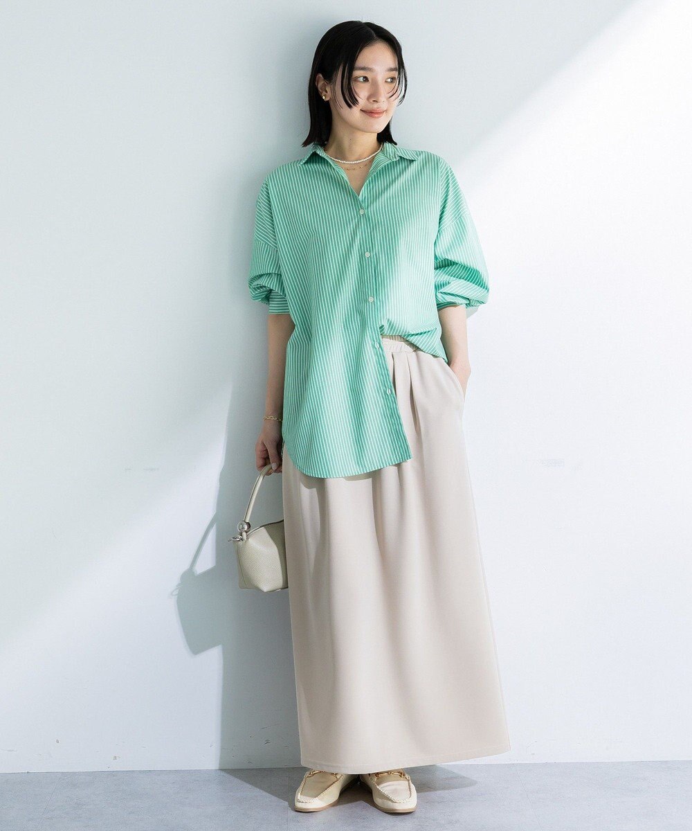 Green Parks イージーケア抜け衿シャツ 