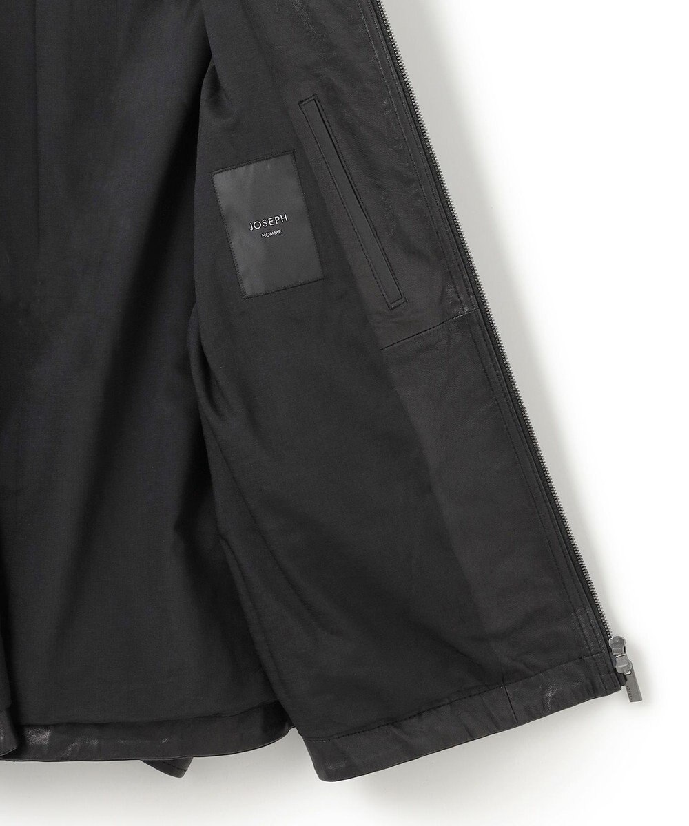 JOSEPH HOMME 新素材【シャツ感覚で羽織れる軽さ】シュリンクエアレザー　ブルゾン 