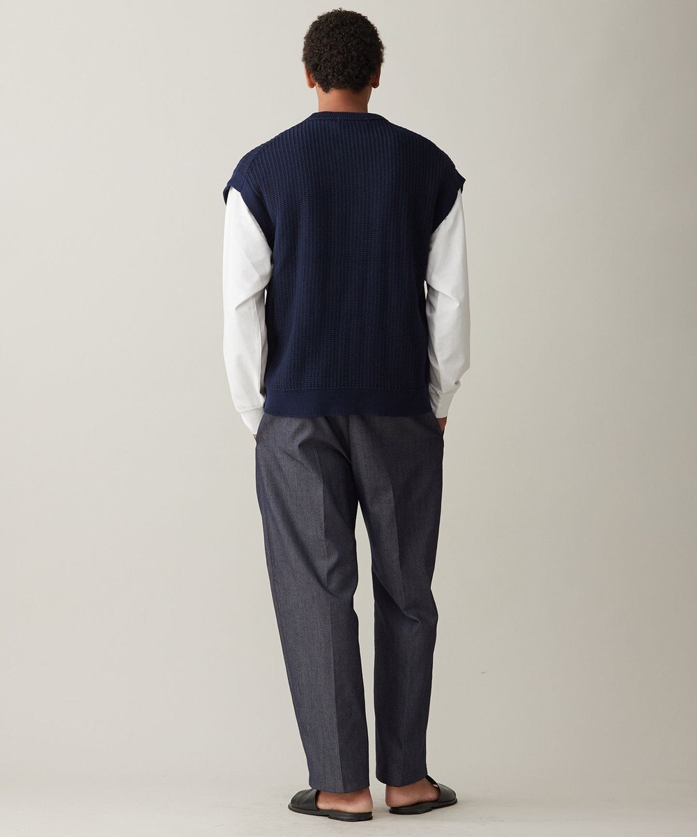 UNFILO MENS メッシュ ニットベスト [24年春夏商品] 